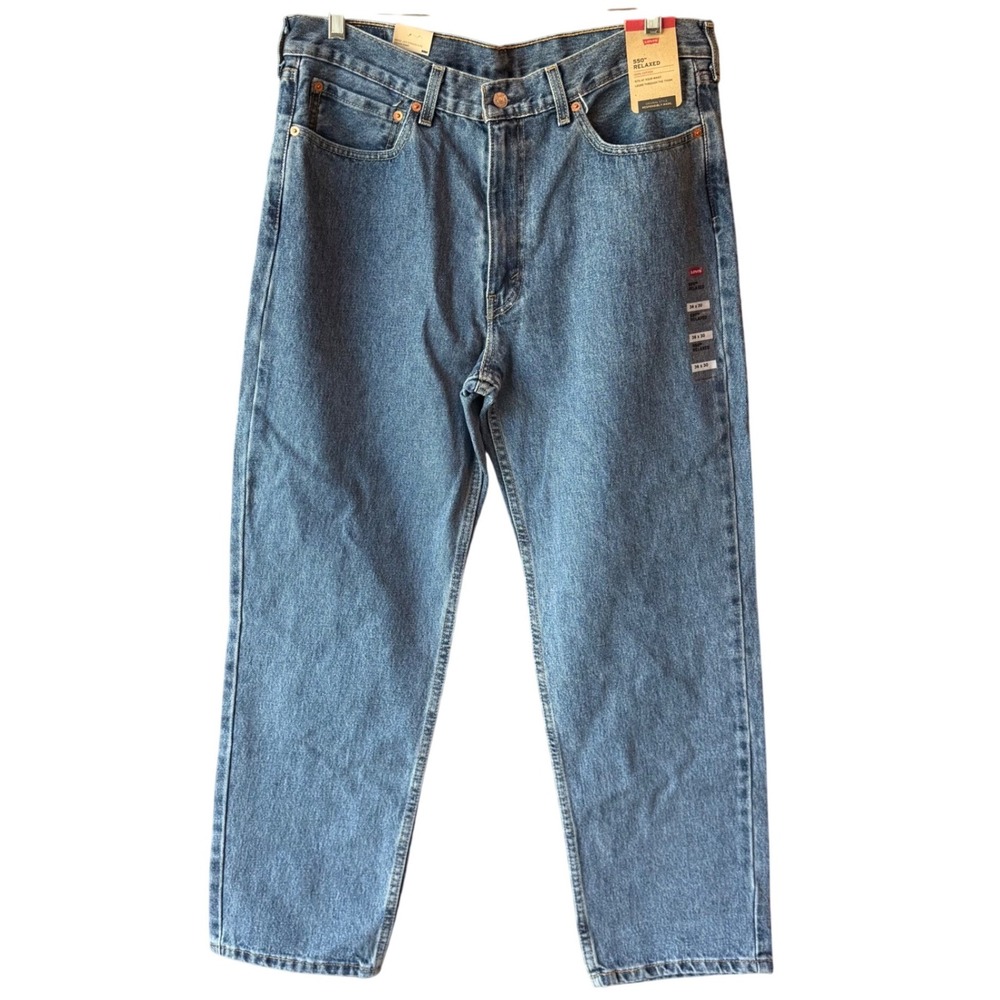 Levi's‎ 550 Relaxed Fit Jeans Blue 100% Cotton Men's Size 36x30 New With Tags